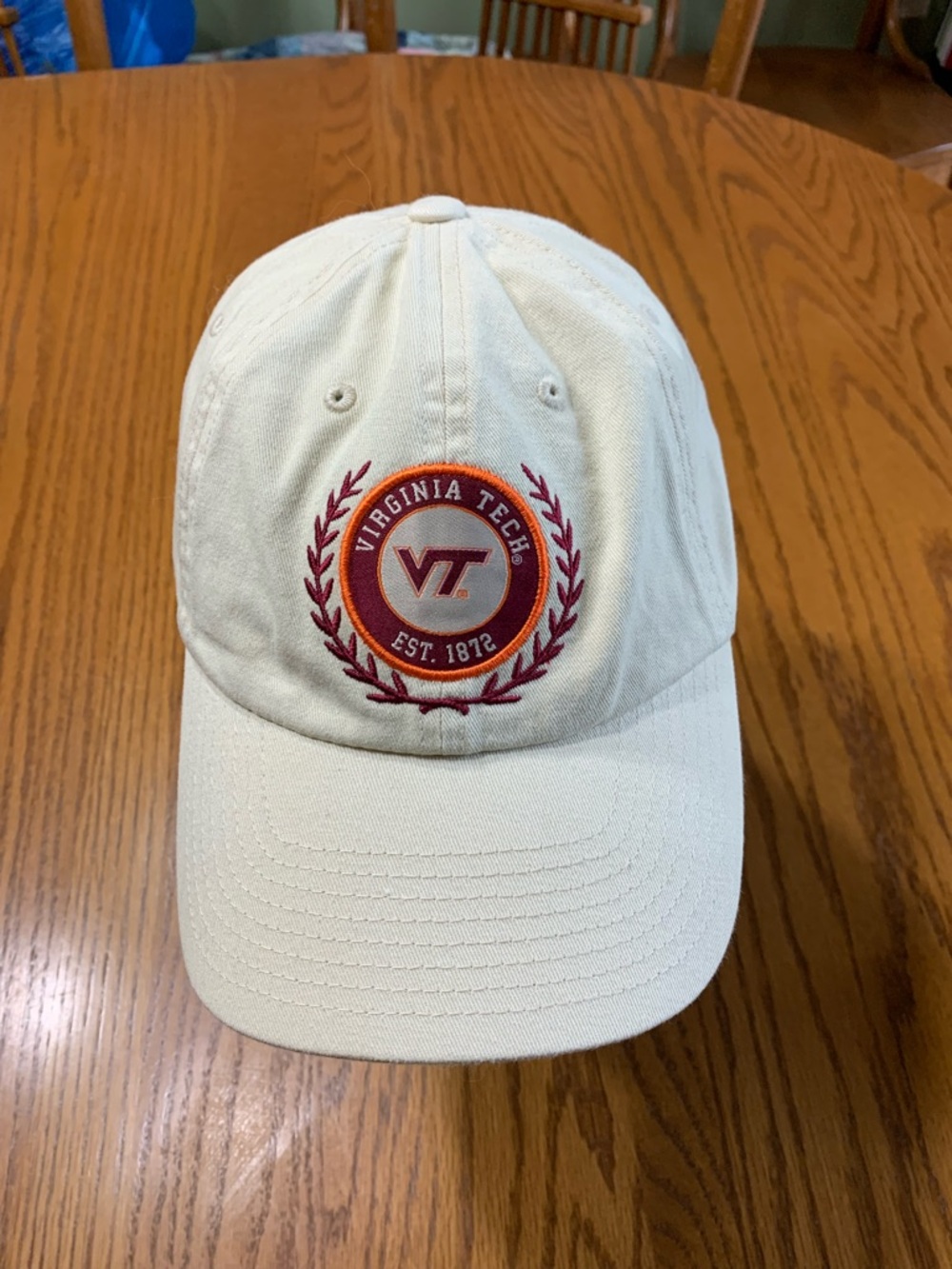 Virginia Tech Hokies hat.